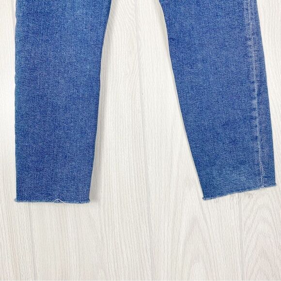 ASOS | High Rise Ankle Straight Leg Jeans Size 25 / 30 - Picture 8 of 11